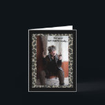 Get the FAT PANTS ready for the holidays Card<br><div class="desc">In February, 2020, my granddaughter did a photo shoot of me for her University Photography class assignment. We had lots of laughs while she raided my closet and jewellery box for just the right stuff. The fur jacket, she found in storage, belonged to her great grandmother. She put this first...</div>