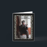 Get the FAT PANTS ready for the holidays Card<br><div class="desc">In February, 2020, my granddaughter did a photo shoot of me for her University Photography class assignment. We had lots of laughs while she raided my closet and jewellery box for just the right stuff. The fur jacket, she found in storage, belonged to her great grandmother. She put this first...</div>