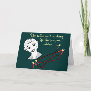 Get the Jumper Cables Greeting Card