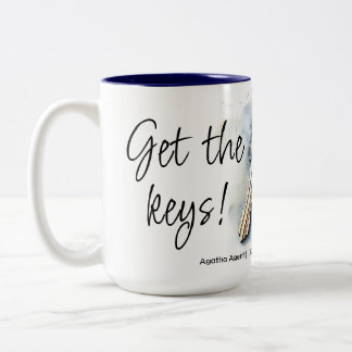 Get the Keys Real Estate Marketing Two-Tone Coffee Mug