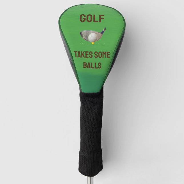 Get the Look You Want for Your Driver:Personalized Golf Head Cover (Front)