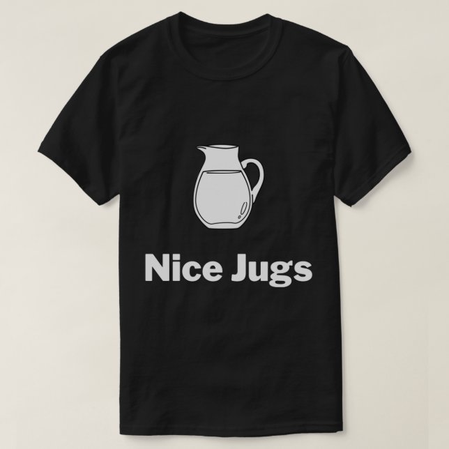 Get The Nice Jugs Neck Gaiter And Mug Cap  T-Shirt (Design Front)