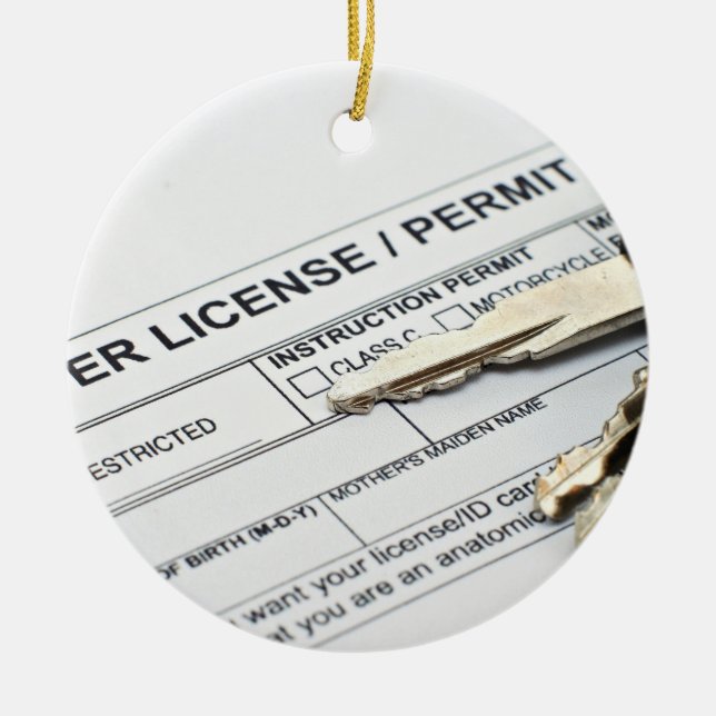 Get The Roots Ceramic Ornament (Front)