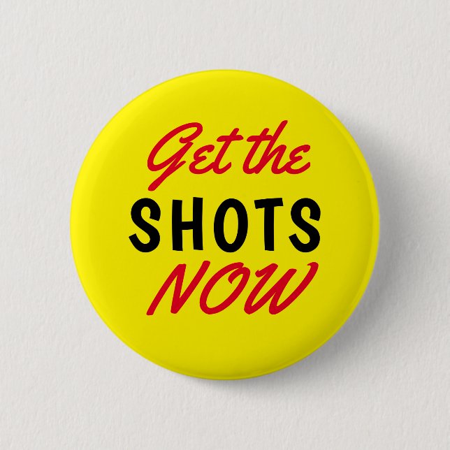 Get the Shots Now Yellow Text Button (Front)