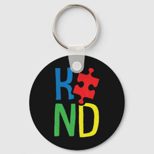 Get this kind T-Shirt as a birthday, or autism awa Keychain