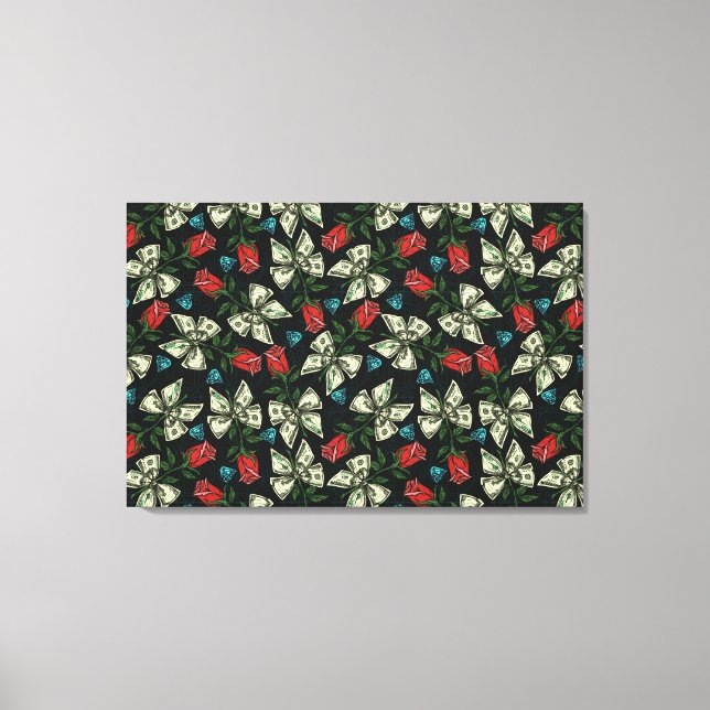 Get To The Money Canvas Print (Front)