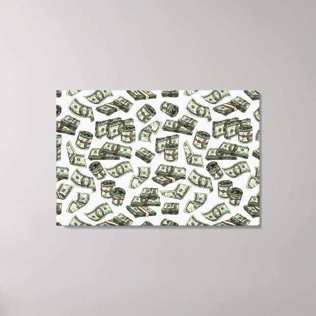 Get To The Money Canvas Print (Front)