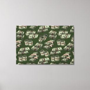 Get To The Money Canvas Print