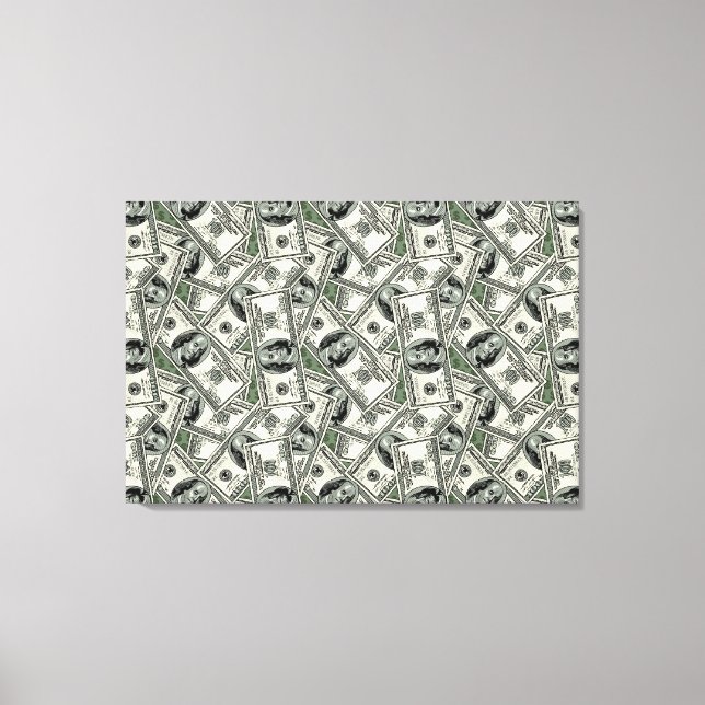 Get To The Money Canvas Print (Front)