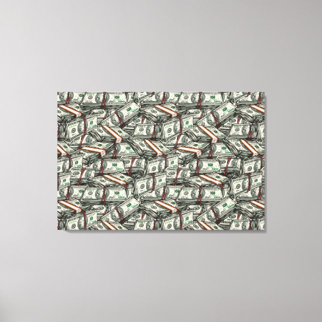 Get To The Money Canvas Print (Front)