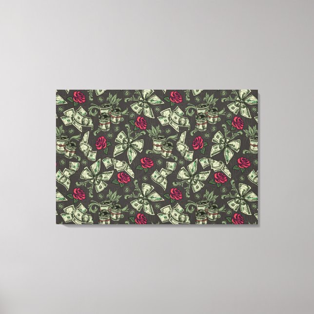 Get To The Money Canvas Print (Front)