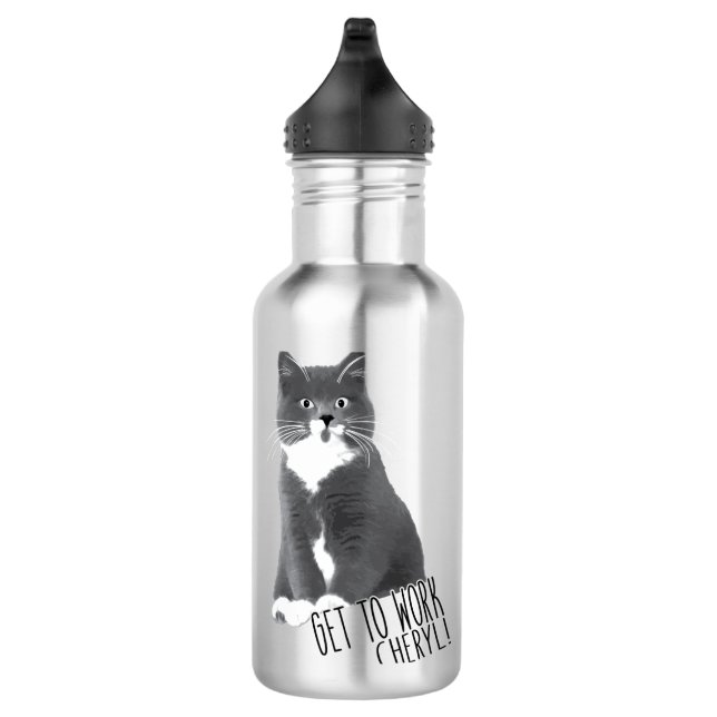 Get To Work Cheryl! Water Bottle (Right)