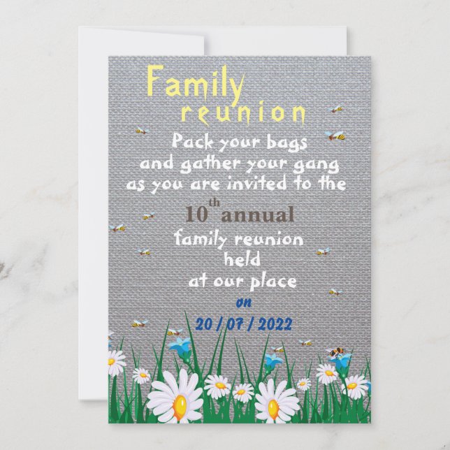 Get together invitation (Front)