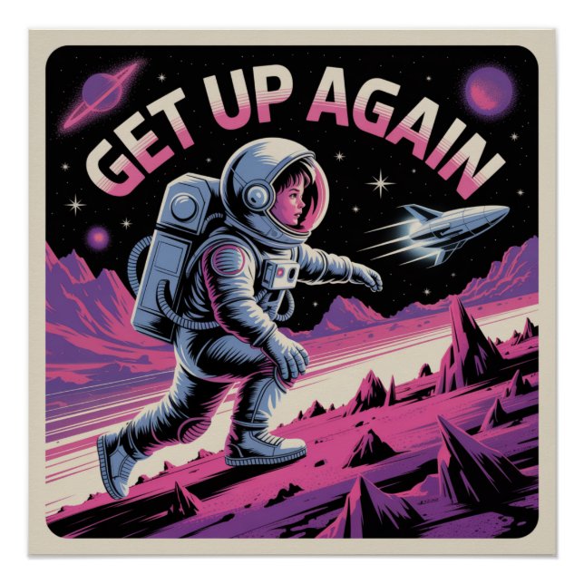 Get Up Again Poster (Front)
