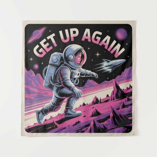 Get Up Again Tapestry (Front)