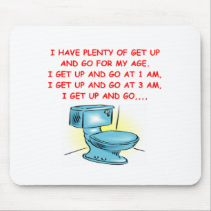 get up and go mouse pad