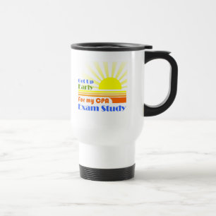 Get Up Early CPA Exam Study Travel Mug
