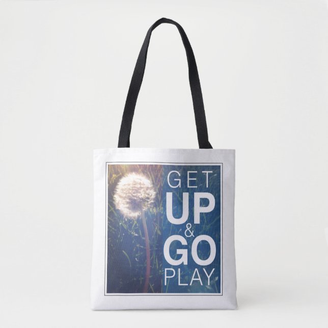 Get Up & Go Play Tote Bag (Front)