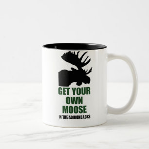 Get ur own moose Two-Tone coffee mug