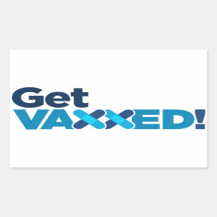 get vaccinated magnet sticker