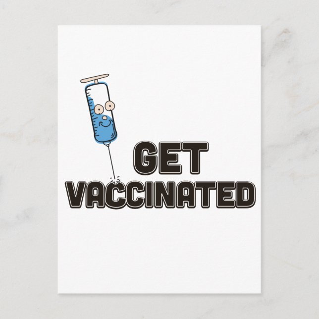 Get Vaccinated Postcard (Front)