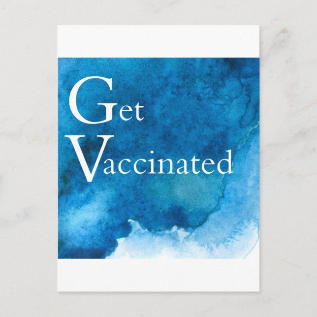GET VACCINATED POSTCARD (Front)