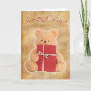 Get Well Bear Card