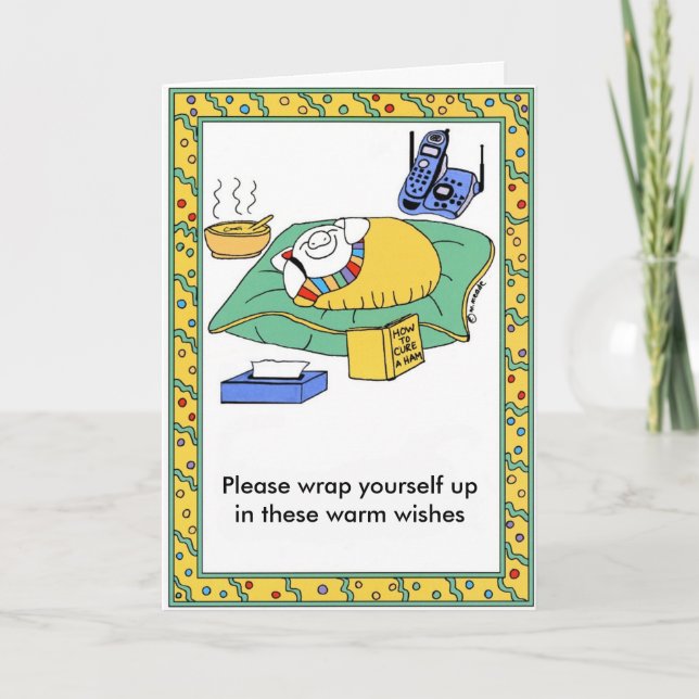 GET WELL  Card (Front)