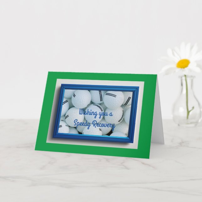 Get Well Card, 5" x 7" Folded Get Well Card (Small Plant)