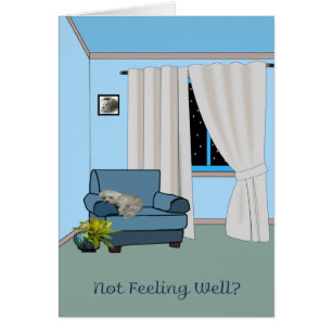 Get Well Card for any White Small Dog