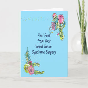 Get Well Card for Carpal Tunnel Syndrome Surgery