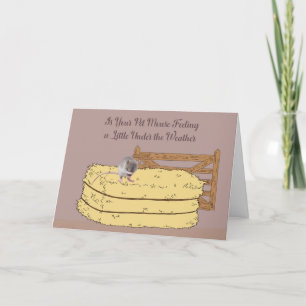 Get Well Card for Sick Mouse