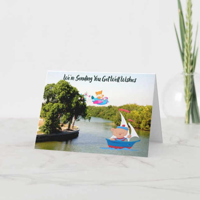 Get Well Card for Young Boy (Front)