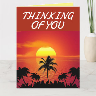 GET WELL CHRISTIAN TROPICAL GREETING CARDS CARD