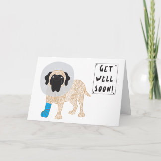 Get Well Dog Card