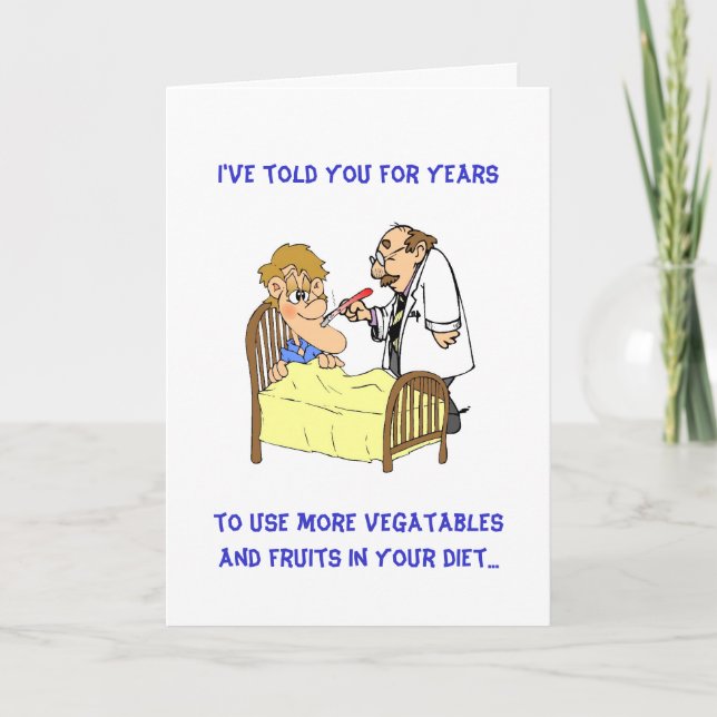 Get Well-Drinking Card (Front)