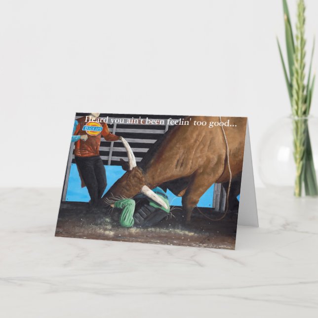 Get Well/ Encouragement Card -  El Diablo (Front)