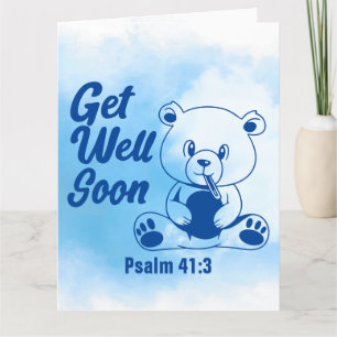 Get Well- Folded Greeting Card