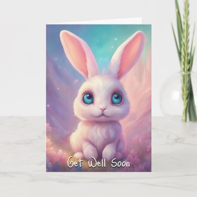 Get Well - Folded Greeting Card (Front)