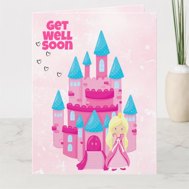 Get Well- Folded Greeting Card (Front)