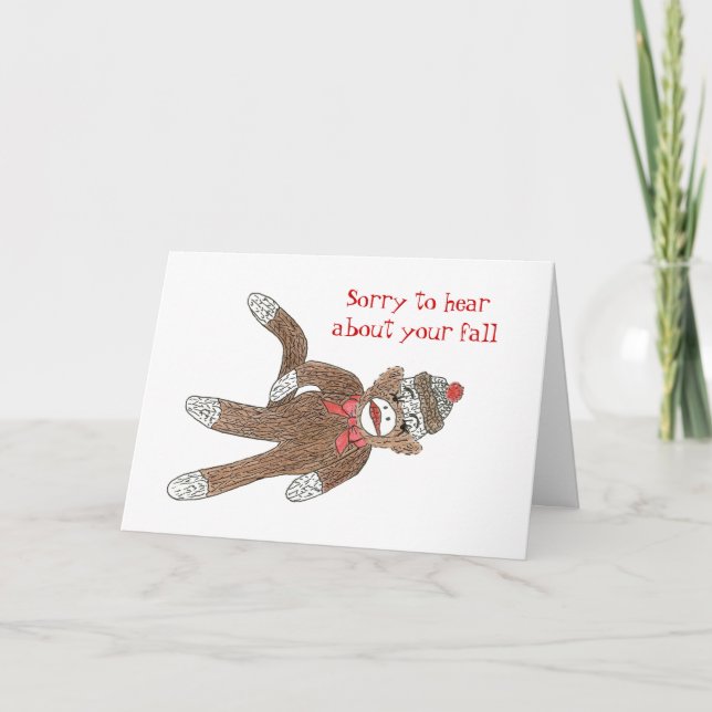 Get Well from a fall Card (Front)