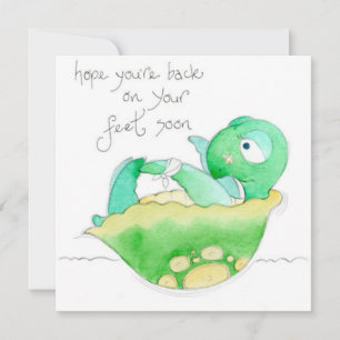 Get well holiday card