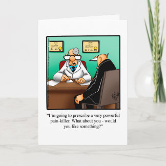 Get Well Humour Greeting Card