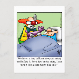 Get Well Humour Postcard