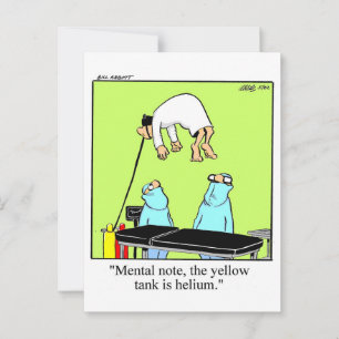 Get Well Humour Postcard