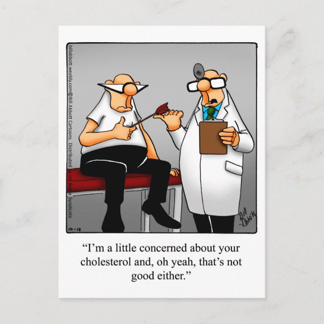 Get Well Humour Postcard (Front)