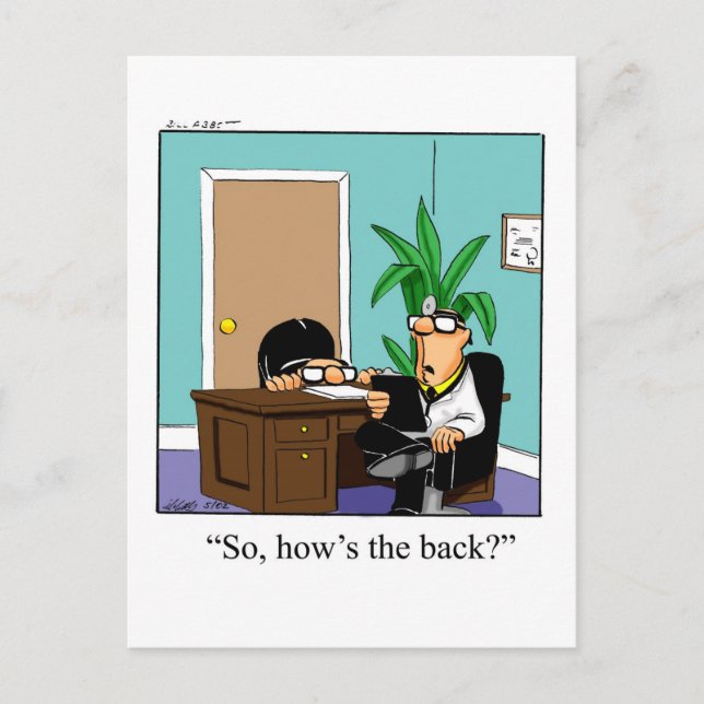 Get Well Humour Postcard "Spectickles" (Front)