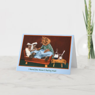 Get Well Kitty Card