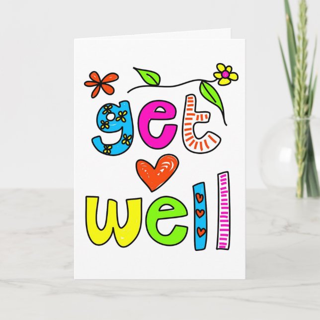 GET WELL PRAYERS GREETING CARD (Front)
