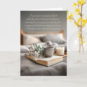 Get Well Sentimental Earthy Organic Bedroom Card